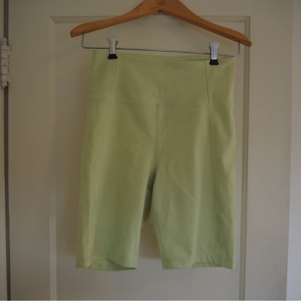 Girlfriend Collective Light Green Bike Shorts